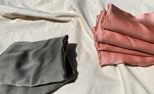 Botanically Dyed Silk Pillowcase: Solid Colors
