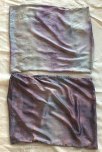 Custom Botanically Dyed Silk Pillowcases
