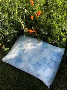 Botanically Dyed Silk Pillowcase: Textured Colors